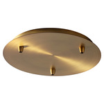 Round Canopy Kit - Aged Brass