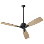 Juno Ceiling Fan - Black / Black / Weathered Grey