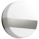 Aurora Wall Sconce - Polished Nickel / Matte White Acrylic