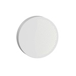 Dotwave Outdoor Wall Sconce - Textured White