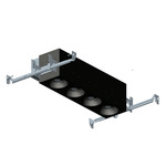 1X4 Trimmed Flanged Chicago Plenum Non-IC Housing - Black