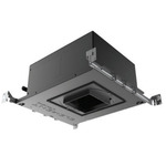 Element 4IN RD Flanged Wall Wash New Construction IC Housing - Black