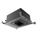 Element 4IN SQ Flangeless Adjustable Chicago Plenum Housing - Black