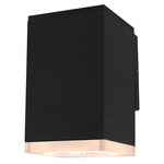 Avenue Single Outdoor Wall Sconce - Black