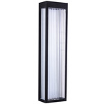 Avenue Panel Outdoor Wall Sconce - Black