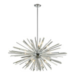 Palisades Round Chandelier - Chrome / Clear