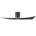 Lindsay Ceiling Fan with Light - Matte Black / Matte Black