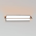 Allavo Bathroom Vanity Light - Walnut / White