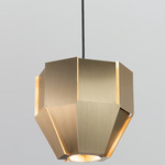 Astrum LED Pendant - Distressed Brass