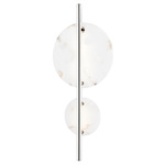 Croft Wall Sconce - Polished Nickel / Alabaster