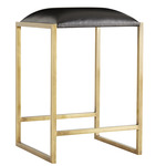 Dash Counter Stool - Antique Brass / Black