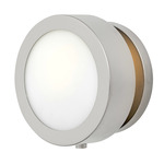 Mercer Wall Sconce - Brushed Nickel / Etched Opal