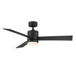 Axis DC Ceiling Fan with Light - Matte Black