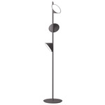 Orchid Floor Lamp - Anthracite Grey / Opal