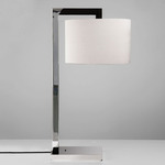Ravello Table Lamp - Polished Chrome / White