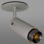 Exhaust Adjustable Spot Light - Stone / Gunmetal