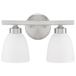 Jameson Bathroom Vanity Light - Brushed Nickel / Soft White