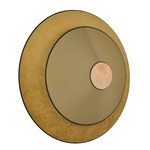 Cymbal Wall Sconce - Bronze