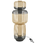 Bamboo Tier Floor Lamp - Black