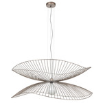 Libellule Pendant - White / Metallic Taupe