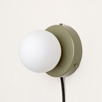 Orb Plug-In Surface Mount - Reed Green / White