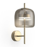 Jube Wall Sconce - Matte Gold / Smoky