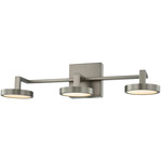 Eaton Bathroom Vanity Light - Satin Nickel