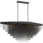 Bloomfield Linear Chandelier - Black