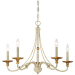 Westchester County Chandelier - Farmhouse White