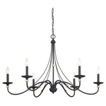 Westchester County Chandelier - Sand Coal