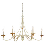 Westchester County Chandelier - Farmhouse White