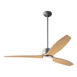 Arbor DC Ceiling Fan - Graphite / Maple