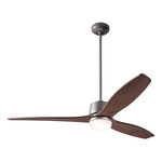 Arbor DC Ceiling Fan - Graphite / Mahogany