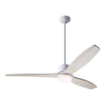 Arbor DC Ceiling Fan - Gloss White / Whitewash