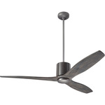 LeatherLuxe DC Ceiling Fan - Graphite / Gray / Graywash