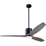 LeatherLuxe DC Ceiling Fan - Dark Bronze / Black / Graywash