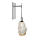 Ellisse Tempo Wall Sconce - Beige Silver / Optic Amber