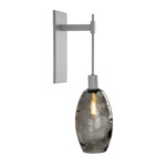 Ellisse Tempo Wall Sconce - Beige Silver / Optic Smoke