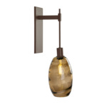 Ellisse Tempo Wall Sconce - Flat Bronze / Optic Bronze