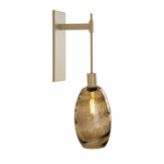 Ellisse Tempo Wall Sconce - Gilded Brass / Optic Bronze