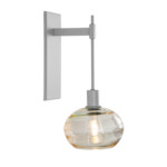 Coppa Tempo Wall Sconce - Beige Silver / Optic Amber