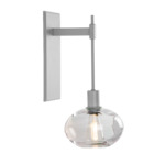 Coppa Tempo Wall Sconce - Beige Silver / Optic Clear