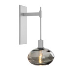 Coppa Tempo Wall Sconce - Beige Silver / Optic Smoke