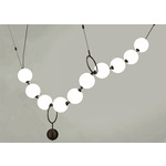 Coco 01 Chandelier - Black / White