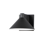 Conoid Outdoor Wall Sconce - Black