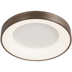 Sway Ceiling Light Fixture - Light Bronze / Opal