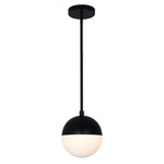 Ion Pendant - Matte Black / Opal