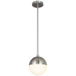 Ion Pendant - Brushed Nickel / Opal