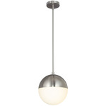 Ion Pendant - Brushed Nickel / Opal