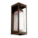 Maison Outdoor Wall Sconce - Statuary Bronze / Clear Hammered